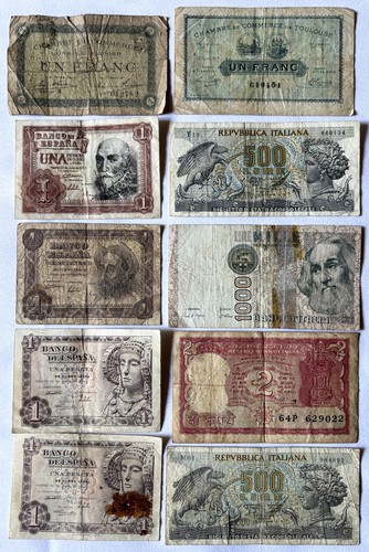 Lot billets monde - , 7