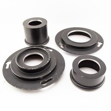 Large format enlarger lens boards (8x10 ?) unknown brand /planchettes d'objectif