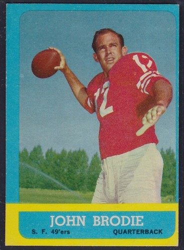 1963 topps 134 john - topps,