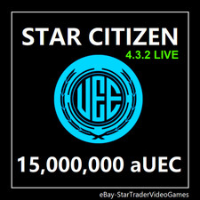 STAR CITIZEN - 15,000,000 aUEC (Alpha UEC) for 4.3.2 LIVE