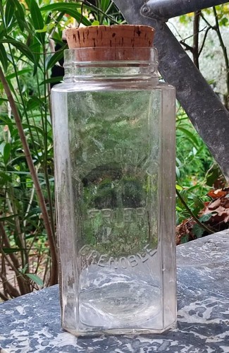Ancien grand bocal verre - ancien,
