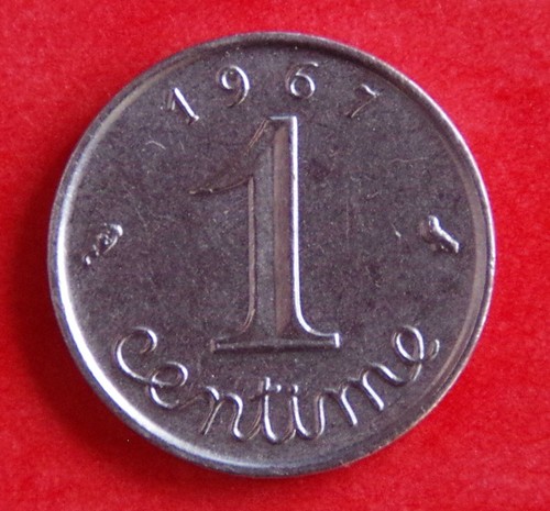 France pièce centime - de, 1