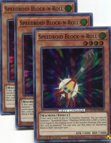 Gi oh speedroid - 3,