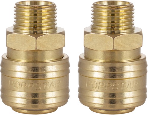 Raccord rapide pour air - 2x,