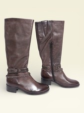 MJUS Bottes Femme Cuir Marron