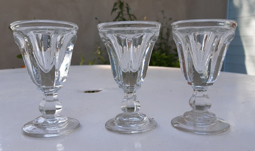 Verres anciens bistrot - ,