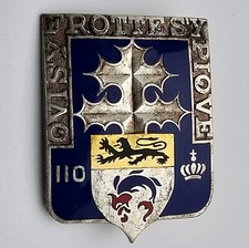 110° Régiment d'Infanterie Insigne Drago Olivier Métra H 144