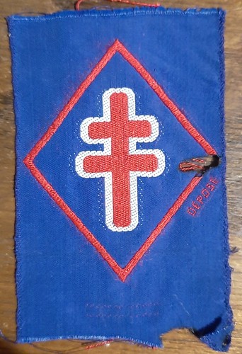 Relique insigne tissu dfl - insigne, 1°