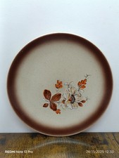 Assiette plate céramique Saint Amand modèle Eglantines 1713