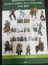 Affiche BD - Les Grands Classiques De La Littérature En BD - 40x60cm