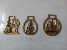 3 Médaillons Bride Cheval