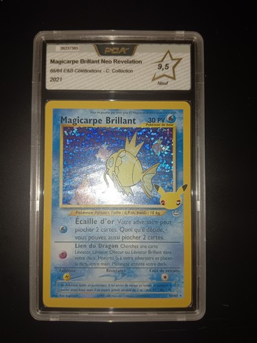 Carte pokémon gradée - carte,
