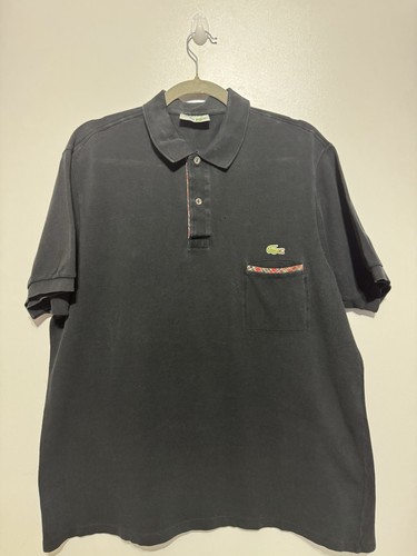 Polo lacoste noir taille - lacoste, xxl