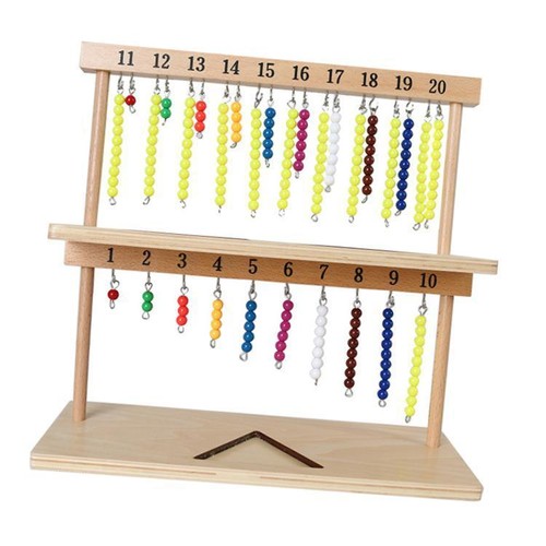 Montessori damier perles - , jouet
