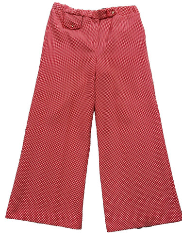 70s vtg polka dot - vtg, 34x28)