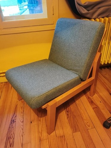 Fauteuil vintage original bois