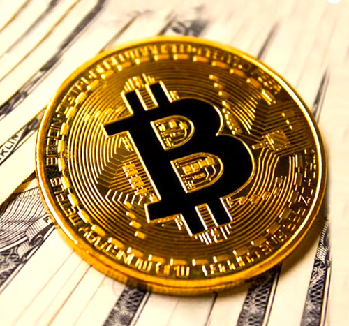 Pièce monnaie bitcoin en - pièce,