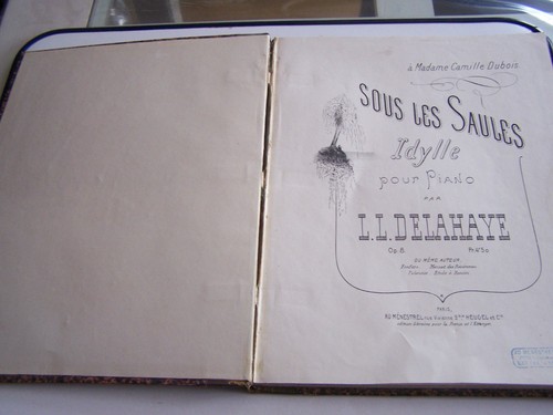 Livre partitions des - de, annees