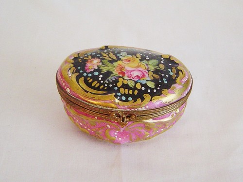 Small hand painted porcelain - hand,