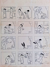 Planche de BD originale