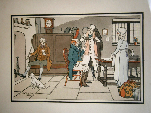 Gravure harry elliot scène - gravure,