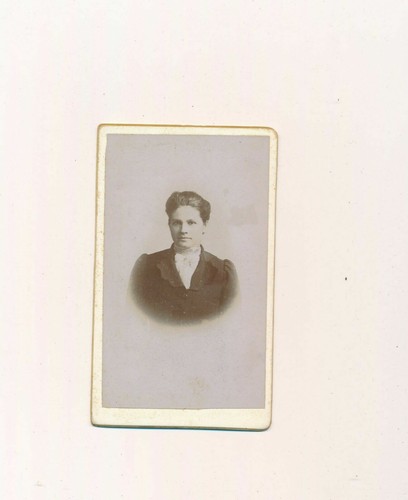 Cdv portrait femme robe - cdv,