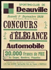 POSTER AFFICHE  Deauville