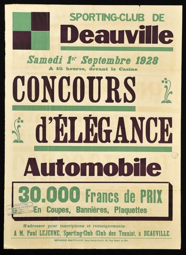 Poster affiche deauville - poster,