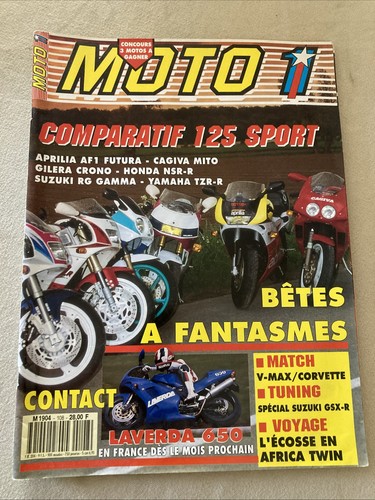 Revue moto 108 1992 - 1, n°