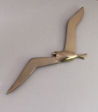 Grande Hirondelle mouette applique en laiton vintage 33 cm