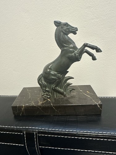 Sculpture régule cheval - sculpture, en