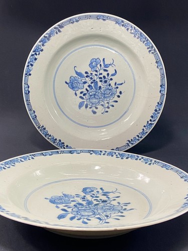 Paire assiettes xviiie - paire, en
