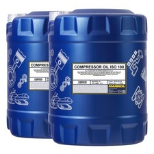 20 (2x10) Litre MANNOL Compresseur Oil Iso 100 - din 51506 Vbl , Vcl , Vdl
