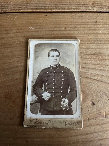 Photo ancienne cdv militaire - cdv,