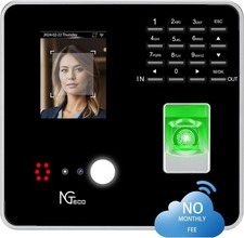 NGTeco TC1 Pointeuse Horaire Cloud Wi-Fi 2,4 GHz RFID & PIN - Multi-utilisateurs