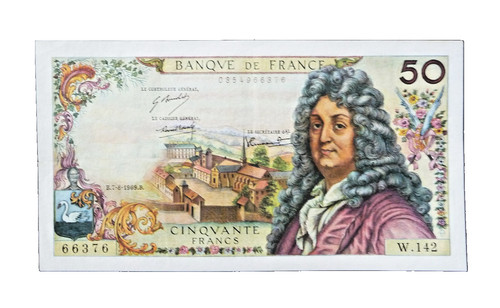 Billet francs racine - de,