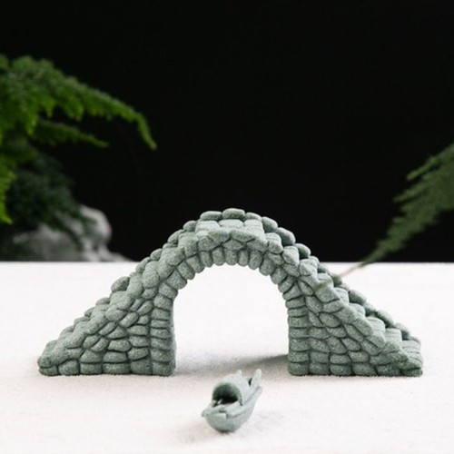 Pont pierre compact fait - pierre,