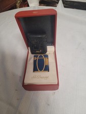 briquet dupont plaque or