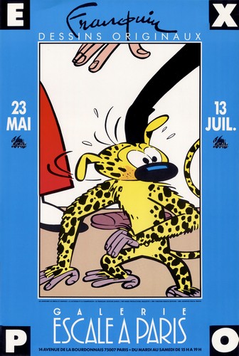 Franquin affiche exposition - franquin,