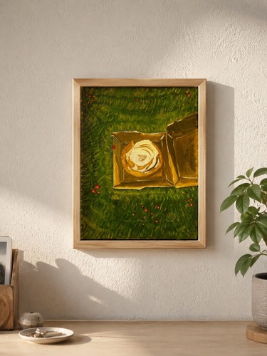 Oil painting - oil,