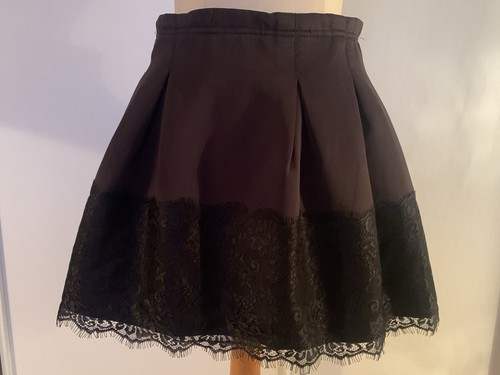 élégante jupe noire taille - taille, m