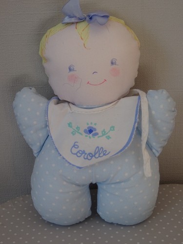 Doudou poupee chiffon hochet - poupee,
