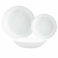 Service de table LUMINARC Diwali blanc 18 pcs pour 6 personnes