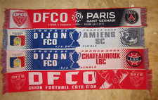 Lot 4 Echarpe DIJON DFCO match Coupe de France supporter scarf collection
