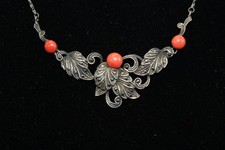 Beau Collier Ancien 925 Argent