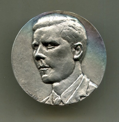 Médaille bronze argenté - en,