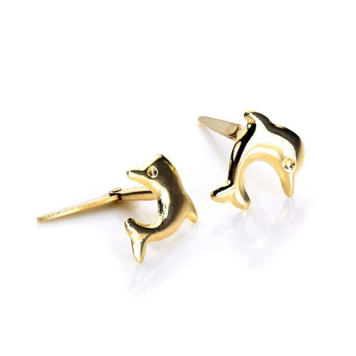 Boucles oreilles dauphins en - d'oreilles,