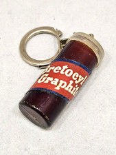 PORTE-CLES Automobile - Additif BRETOCYL GRAPHITE - Miniature 3D Rare 1960s Top!