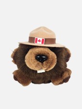 Peluche Castor Canadien - Chapeau Drapeau Canada - The Stuffed Animal