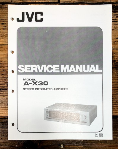 Jvc x30 amplifier service - amplifier,